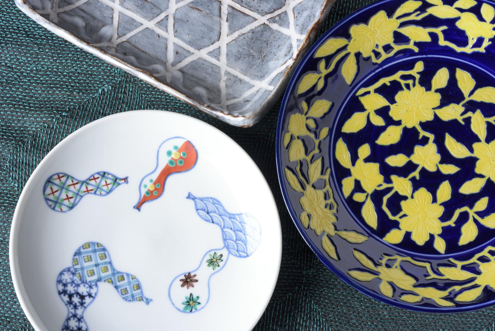 Variety of Japanese porcelain