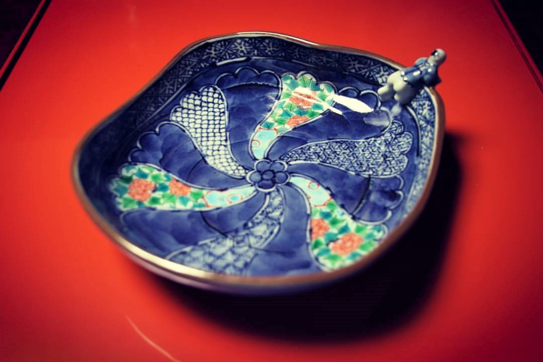 Image of Kiyomizu-yaki-Plate_Stometsuke